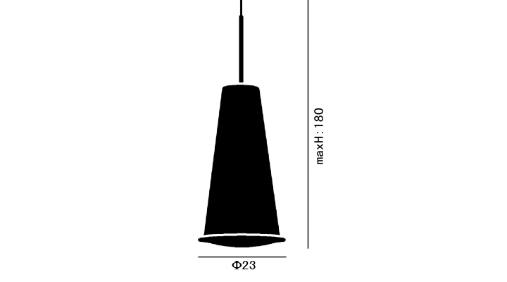 BVH博威灯饰 Cone Light Small 锥形铝材小号吊灯